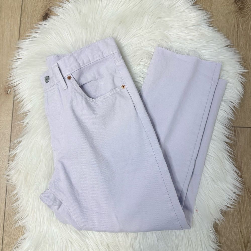 Levi's Women's Light Purple Straight Leg Jeans - size 29/30